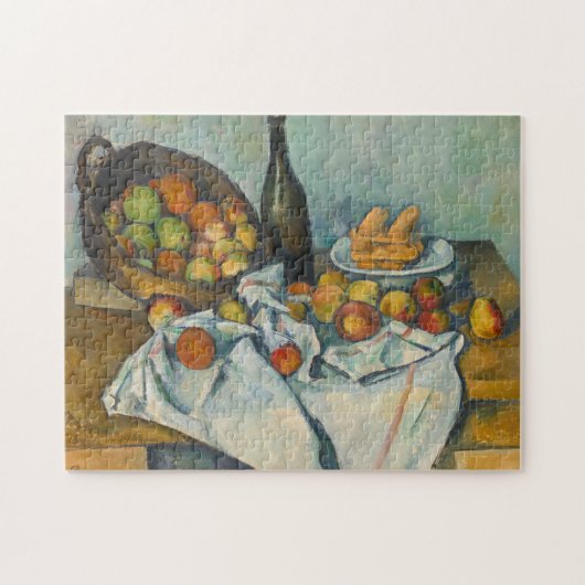 Paul Cezanne - Het mandje appels Legpuzzel (Horizontaal)
