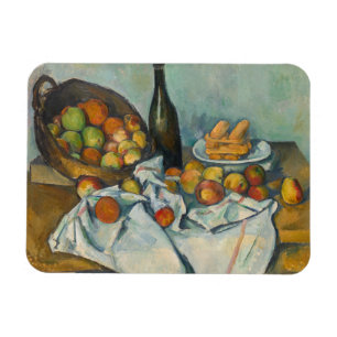 Paul Cezanne - Het mandje appels Magneet