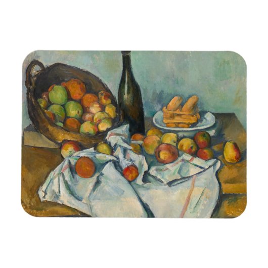 Paul Cezanne - Het mandje appels Magneet (Horizontaal)