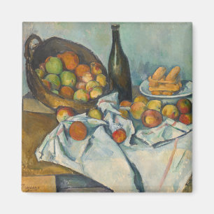 Paul Cezanne - Het mandje appels Magneet