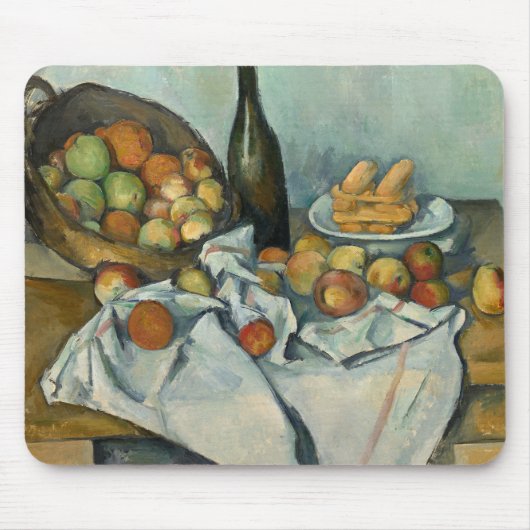 Paul Cezanne - Het mandje appels Muismat (Voorkant)