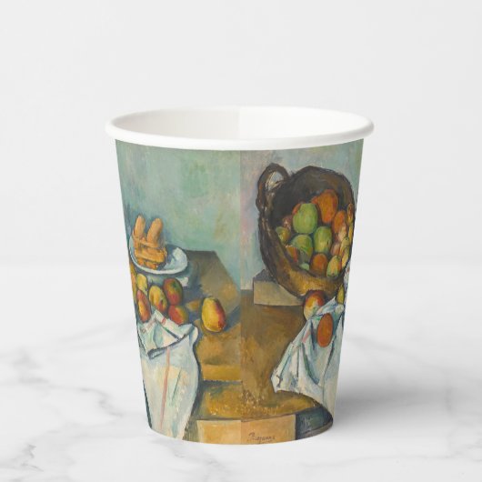 Paul Cezanne - Het mandje appels Papieren Bekers (Links)