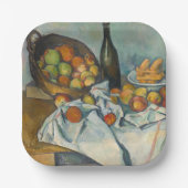 Paul Cezanne - Het mandje appels Papieren Bordje (Voorkant)