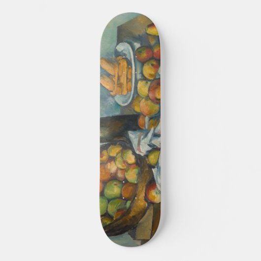 Paul Cezanne - Het mandje appels Persoonlijk Skateboard (Voorkant)