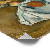 Paul Cezanne - Het mandje appels Poster (Hoek)