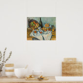 Paul Cezanne - Het mandje appels Poster (Keuken)