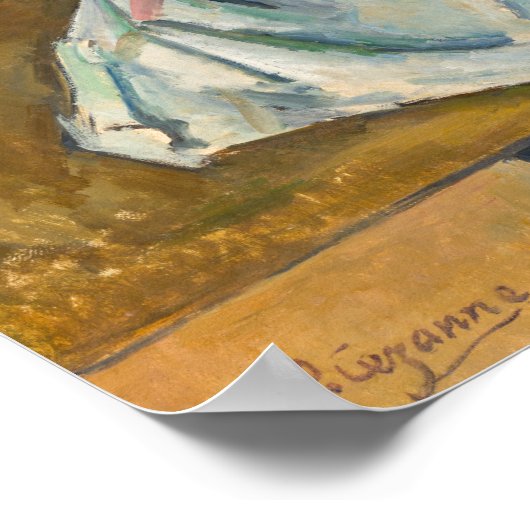 Paul Cezanne - Het mandje appels Poster (Hoek)