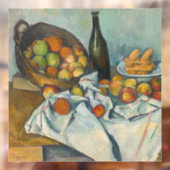 Paul Cezanne - Het mandje appels Raamsticker (Vel 2)