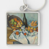 Paul Cezanne - Het mandje appels Sleutelhanger (Voorkant)
