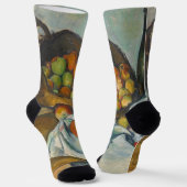 Paul Cezanne - Het mandje appels Sokken (Gebogen)
