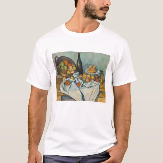 Paul Cezanne - Het mandje appels T-shirt (Voorkant)