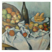 Paul Cezanne - Het mandje appels Tegeltje (Voorkant)
