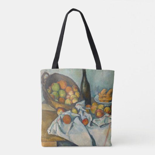 Paul Cezanne - Het mandje appels Tote Bag (Achterkant)