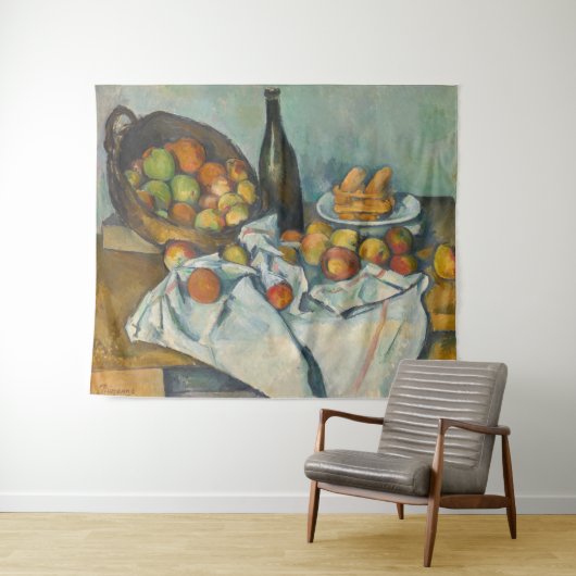 Paul Cezanne - Het mandje appels Wandkleed (In Situ (horizontaal))