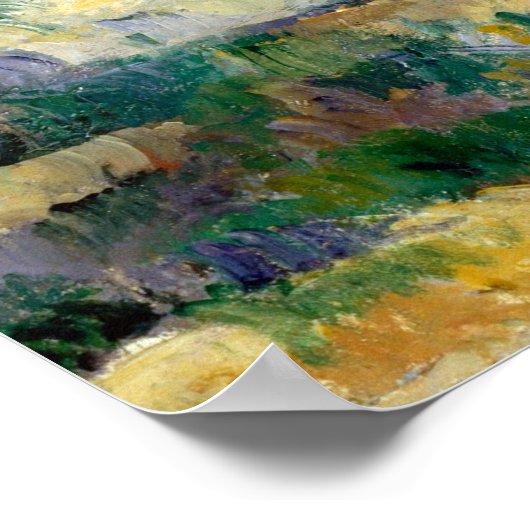 Paul Cezanne Het Parlement met de krakkemikken Poster (Hoek)