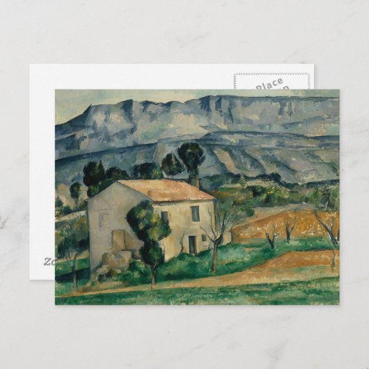 Paul Cezanne - House in Provence Briefkaart (Voorkant / Achterkant)