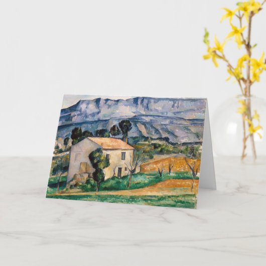 Paul Cezanne - House in Provence Kaart (Gele Bloem)