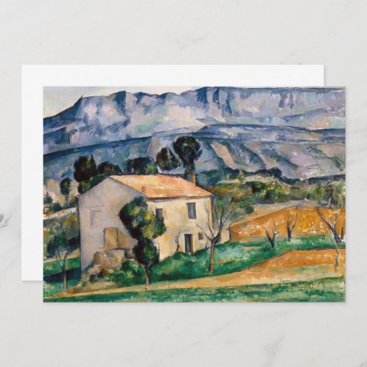 Paul Cezanne - House in Provence Kaart (Voorkant / Achterkant)