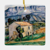 Paul Cezanne - House in Provence Keramisch Ornament (Voorkant)
