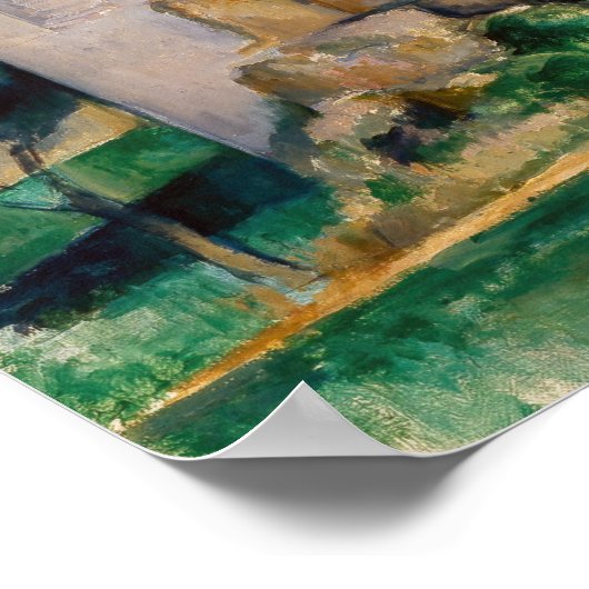 Paul Cezanne - House in Provence Poster (Hoek)