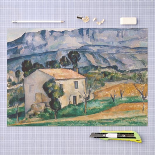 Paul Cezanne - House in Provence Tissuepapier (Craft)