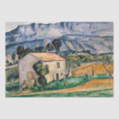 Paul Cezanne - House in Provence Tissuepapier (Voorkant)