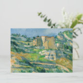 Paul Cezanne - Houses in Provence, Riaux Valley Kaart (Staand voorkant)