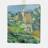 Paul Cezanne - Houses in Provence, Riaux Valley Keramisch Ornament (Links)