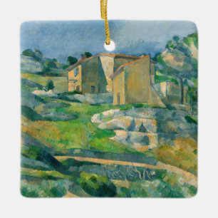 Paul Cezanne - Houses in Provence, Riaux Valley Keramisch Ornament