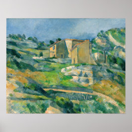 Paul Cezanne - Houses in Provence, Riaux Valley Poster