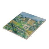 Paul Cezanne - Houses in Provence, Riaux Valley Tegeltje (Zijkant)