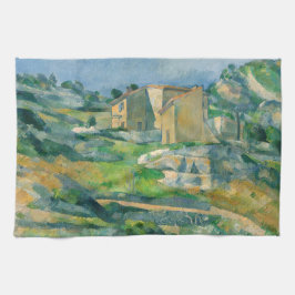Paul Cezanne - Houses in Provence, Riaux Valley Theedoek