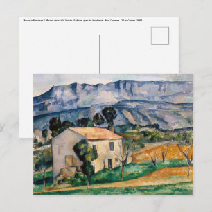 Paul Cezanne - Huis in Provence Briefkaart