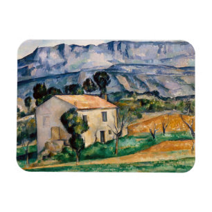 Paul Cezanne - Huis in Provence Magneet