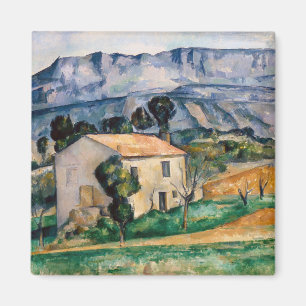 Paul Cezanne - Huis in Provence Magneet
