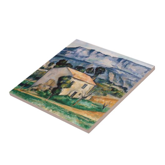 Paul Cezanne - Huis in Provence Tegeltje (Zijkant)