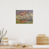Paul Cezanne | Huis te Bellevue, 1888-92 Poster (Keuken)