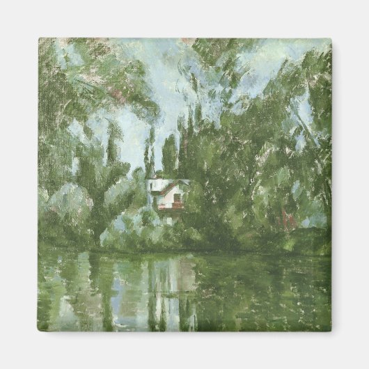 Paul Cezanne | Huis van de Banken van de Marne, 18 Magneet (Voorkant)