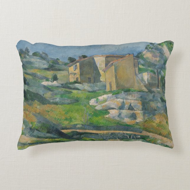 Paul Cezanne | Huishoudens in de Provence: De Riau Accent Kussen (Voorkant)
