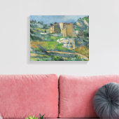 Paul Cezanne | Huishoudens in de provincie Riaux V Canvas Afdruk (Insitu (Woonkamer))
