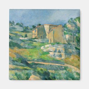Paul Cezanne - Huizen in de Provence, Riaux-vallei Magneet