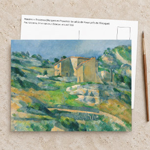 Paul Cezanne - Huizen in Provence, Riaux-vallei Briefkaart