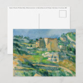 Paul Cezanne - Huizen in Provence, Riaux-vallei Briefkaart (Voorkant / Achterkant)