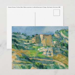 Paul Cezanne - Huizen in Provence, Riaux-vallei Briefkaart