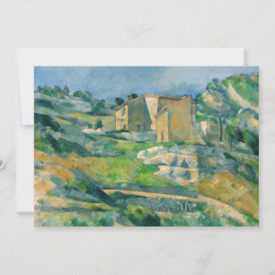 Paul Cezanne - Huizen in Provence, Riaux-vallei Kaart