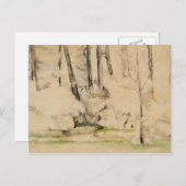 Paul Cezanne - In de Bossen Briefkaart (Voorkant / Achterkant)