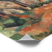 Paul Cezanne - In de bossen Poster (Hoek)