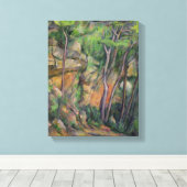 Paul Cezanne | In het park Chateau Noir, c.1896 Canvas Afdruk (Insitu (Houten vloer))