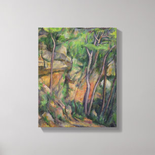 Paul Cezanne   In het park Chateau Noir, c.1896 Canvas Afdruk