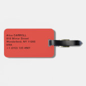 Paul Cezanne - Jongen in de Rode Vest Bagagelabel (Achterkant horizontaal)